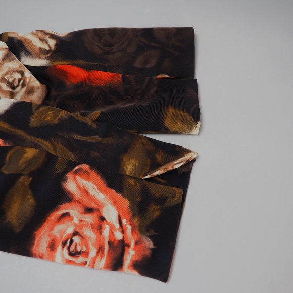 Susan Graver Roses Floral Blazer Size L - Picture 8 of 9